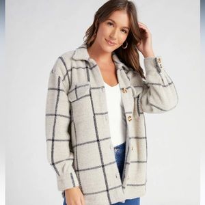 Z Supply plaid tucker jacket
